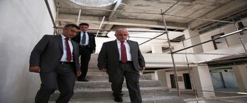 Vali Tuna İnşaatı Devam Eden Spor Tesislerini İnceledi!