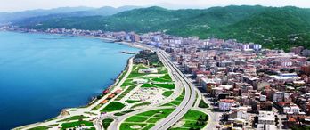 Rize-Artvin Havalimanı projesinde deniz dolgusu başladı