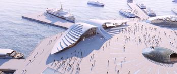 Kabataş Transfer Merkezi Projesi'nde çalışmalar sona yaklaştı