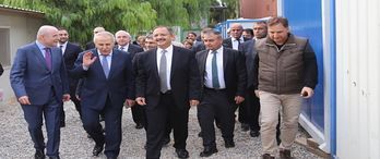 Bakan Özhaseki, Hatay’da müze otel inşaatını inceledi