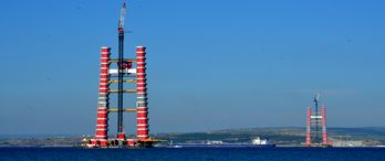 1915 Çanakkale Köprüsü yüzde 50 oranında tamamlandı