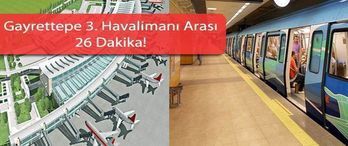 Gayrettepe 3.Havalimanı Metro Güzergahı