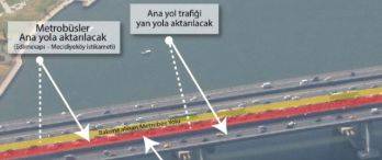 Haliç Köprüsü metrobüs yolu bakımı ertelendi!