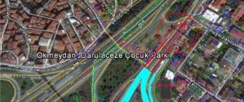 Darülaceze Üst Geçidi Kaldırılıyor