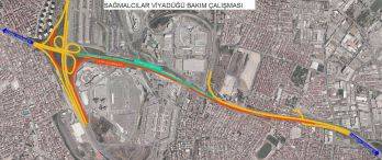 Sağmalcılar Viyadüğünde Bakım Çalışmaları Başlıyor