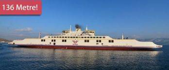 Türkiye’nin En Büyük Feribotu Mayıs’ta Sefere Başlıyor