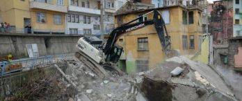 Trabzon Çömlekçi Kentsel Dönüşüm Projesi Yıkımlarında Sona Gelindi