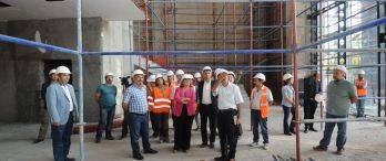 Eş Başkanlar Kültür Ve Kongre Merkezi İnşaatını Denetledi!