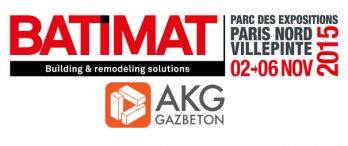 AKG Gazbeton BATIMAT Paris 2015!