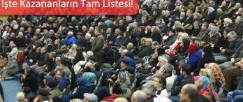 Toki Bursa Nilüfer İrfaniye Kura Sonuçları Tam Listesi