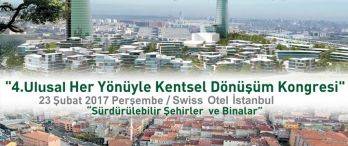 Kentsel Dönüşüm Kongresi'nde Gayrimenkul Sektörü Buluşuyor
