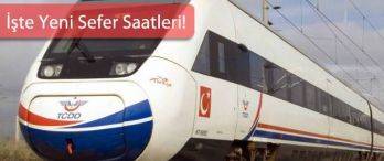 Hızlı Tren Sefer Saatlerinde Kış Tarifesi Başladı