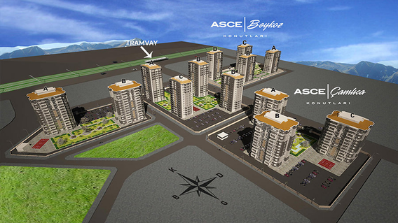 Asce Çamlıca Konutları