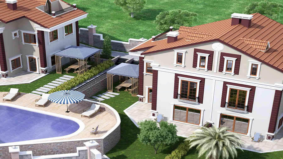Gravür Zekeriyaköy Villaları