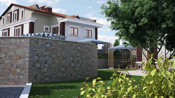 Gravür Zekeriyaköy Villaları