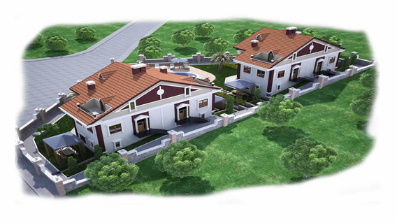 Gravür Zekeriyaköy Villaları