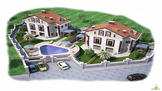 Gravür Zekeriyaköy Villaları