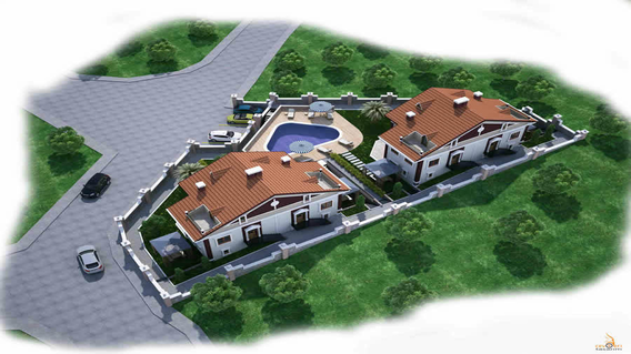 Gravür Zekeriyaköy Villaları