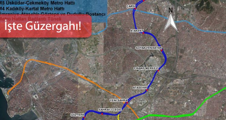 Göztepe Ataşehir Ümraniye Metro Hattının Detayları Kesinleşti