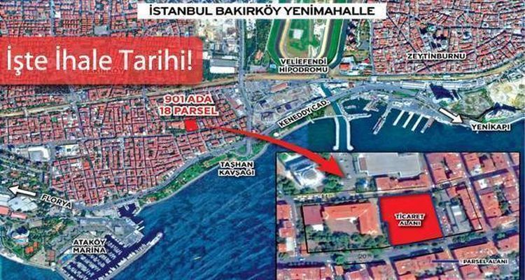 Emlak Konut Bakırköy Yenimahalle Arsasını İhaleye Çıkarıyor