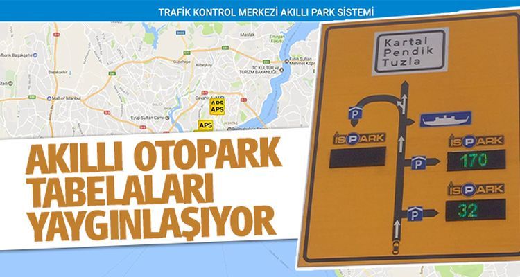 Akıllı Otopark Tabelaları Artıyor!