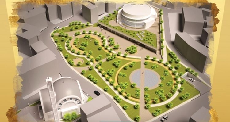 Bursa Osmangazi'de Meydan ve Kültür Merkezi Çalışması!