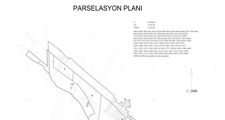 Avcılar Parselasyon Planı Askıda!