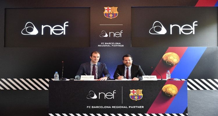 Nef Barcelona'ya Sponsor Oldu!