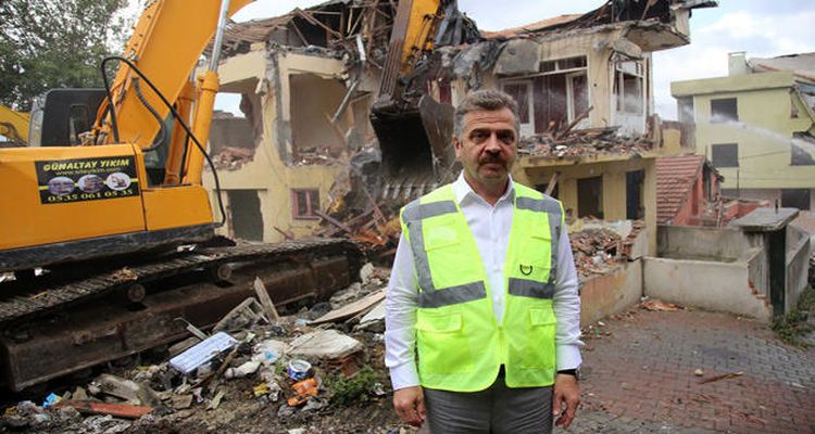 Gaziosmanpaşa'da kentsel dönüşüm çalışmaları hız kesmeden sürüyor