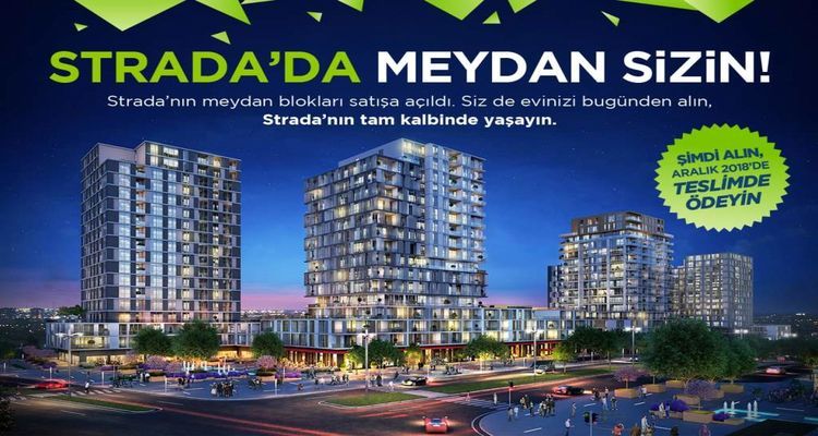 Strada Bahçeşehir Meydan Blokları satışa çıktı