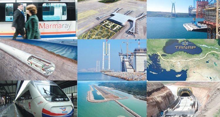 Türkiye'nin mega projeleri 130 ülkenin milli gelirini aştı              