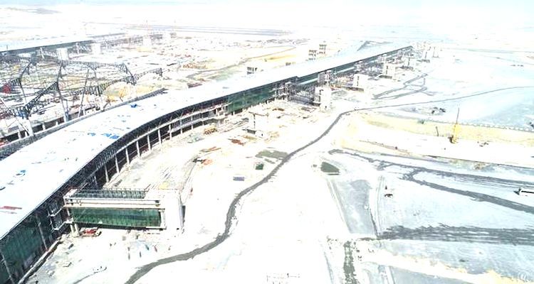 3.Havalimanı projesinin yolcu köprüleri ilk kez görüntülendi