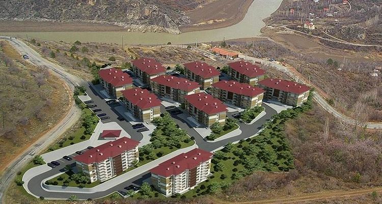 TOKİ Erzincan Kemaliye ilçesinde 146 konut yapacak