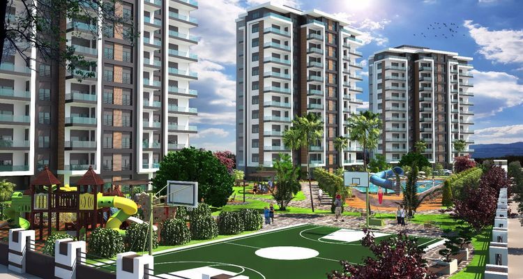 Tepe Şehir Konutları Antalya'da yükseliyor