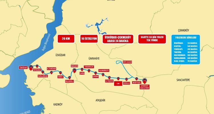 Üsküdar Çekmeköy metrosu 1 ay içinde açılacak