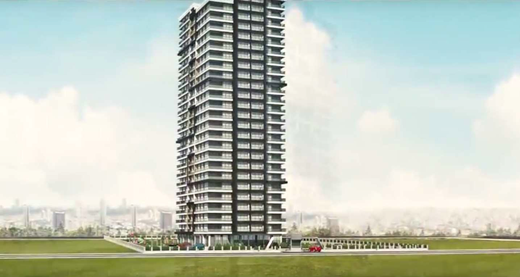 Ova Kule projesi şık yapısıyla Keçiören'de yükseliyor