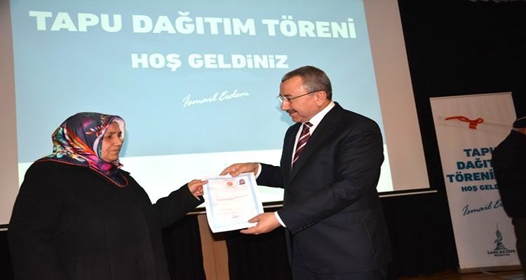 Sancaktepe’de 177 tapu teslim edildi