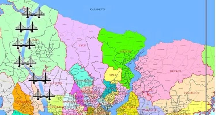 Kanal İstanbul’la 19 ilçe adada kalacak