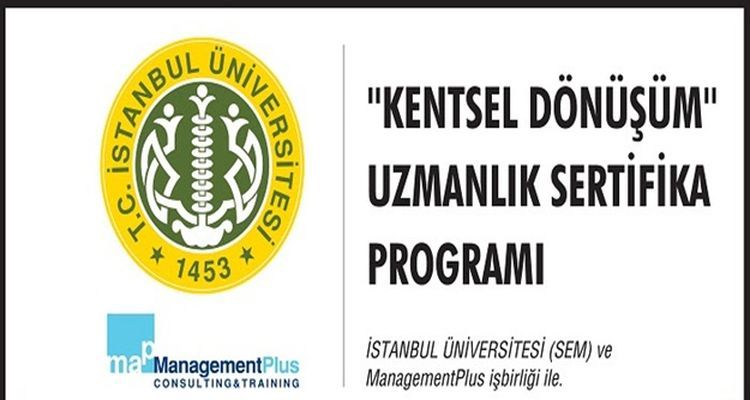 Kentsel Dönüşüm Uzmanlık Sertifika Programı Şubat'ta başlıyor