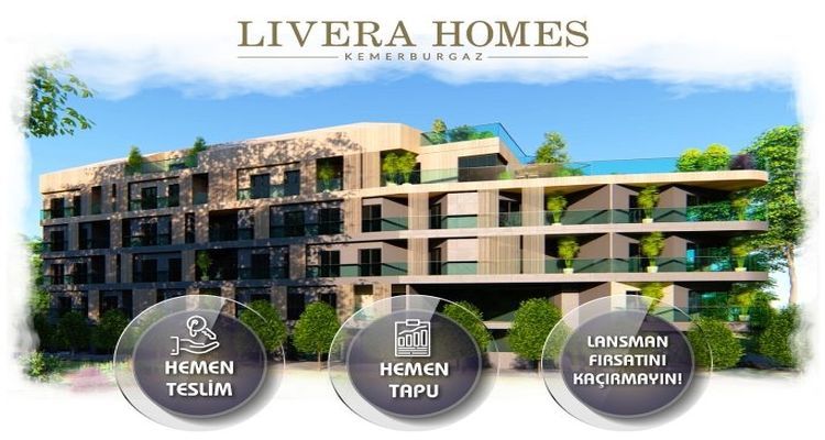 Livera Homes 2. etapta konut satışları başladı