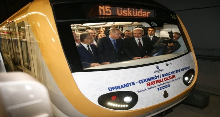 Üsküdar-Ümraniye-Çekmeköy Metro Hattı hizmete açıldı