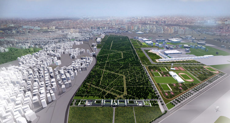 Atatürk Havalimanı Millet Bahçesi proje çalışmaları bitti