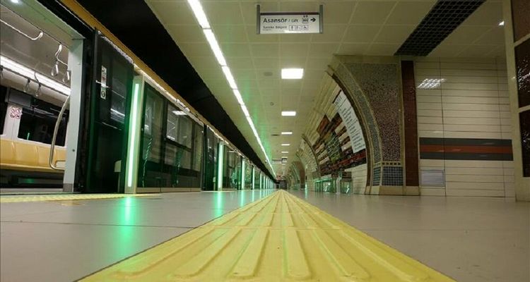 Sabiha Gökçen Havalimanı metrosunda ilk ray kaynağı yapıldı