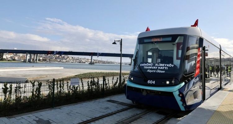 Eminönü-Alibeyköy Tramvay Hattı'nda 2'nci kısım 2022'de açılacak