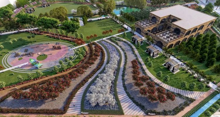Mardin Midyat'ta millet bahçesi inşa ediliyor