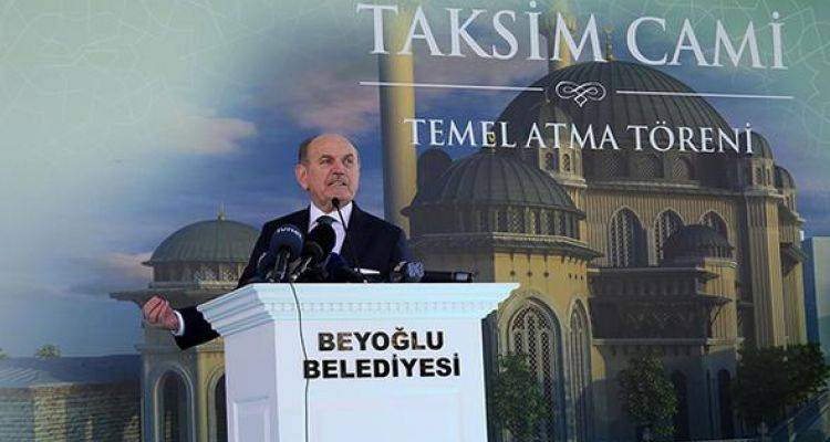 Taksim Camii'nin Temeli Atıldı