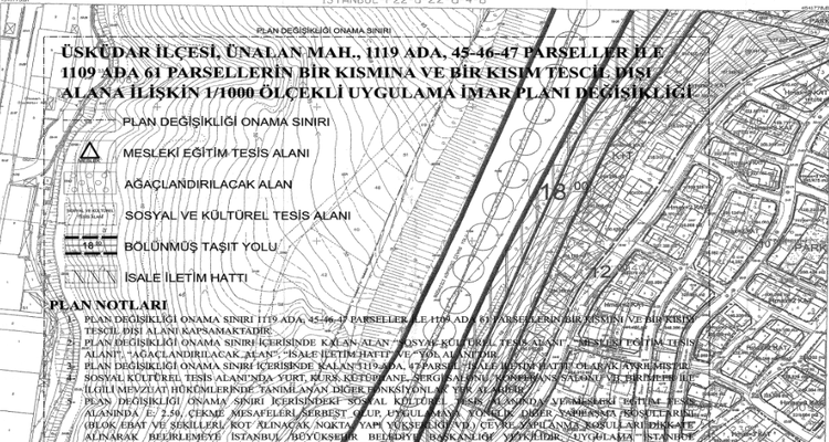 Ünalan Mahallesi İmar Planı Askıya Çıktı