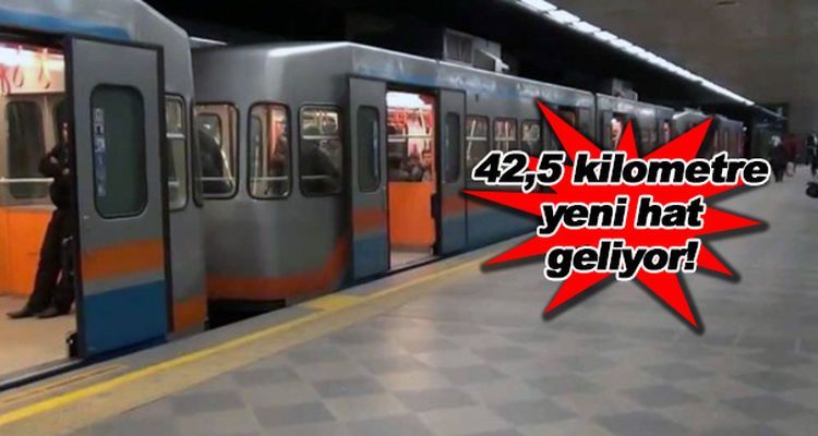 Eylül Ayında İhaleye Çıkacak 3 Metro Hattı!