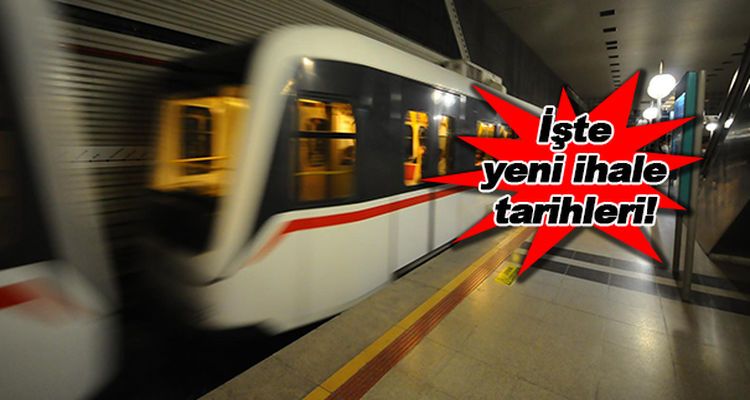 Dudullu Bostancı ve İkitelli Ataköy Metro ihalelerinde Erteleme!