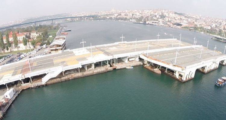 Tarihi Galata Köprüsü Kaldırıldı